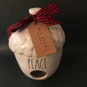 Rae Dunn Acorn Peace Birdhouse